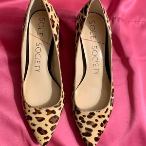 Sole Society Leopard Print Heels